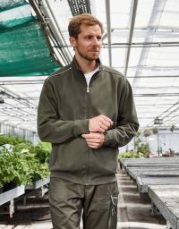 Sweatjacke Full Zip Olivgrün